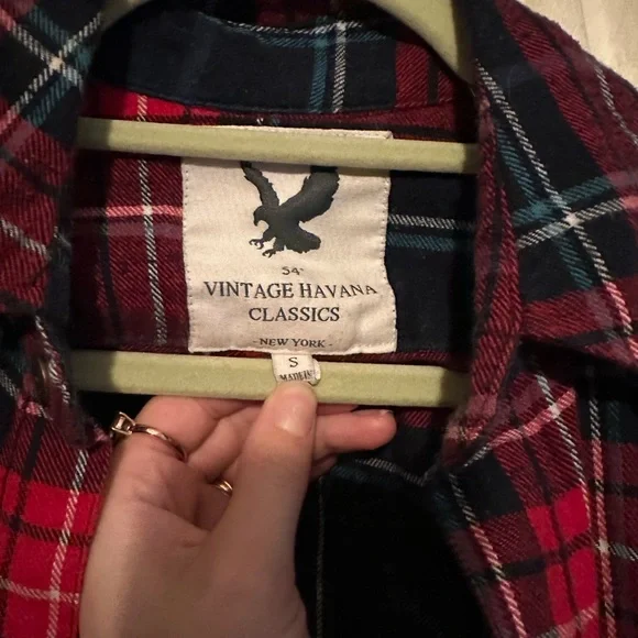 Vintage Embellished Peace Flannel - Picture 3 of 4